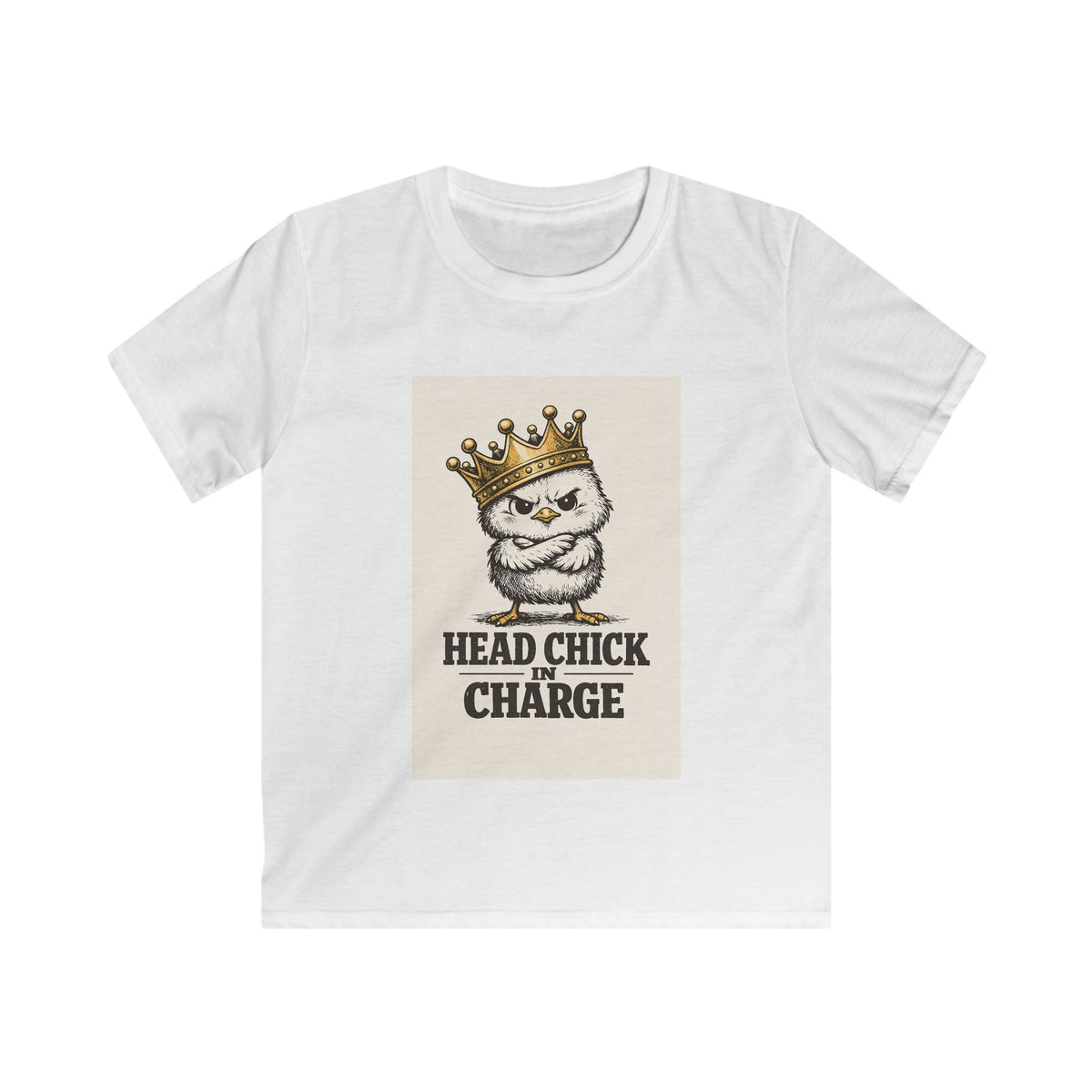 Head Chick in Charge — Kids Tee
