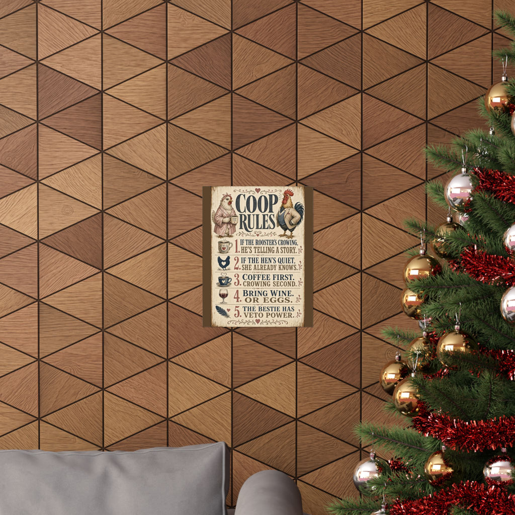 Coop Rules — Matte Poster