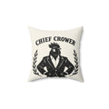 Chief Crower + Actual Boss — Throw Pillow