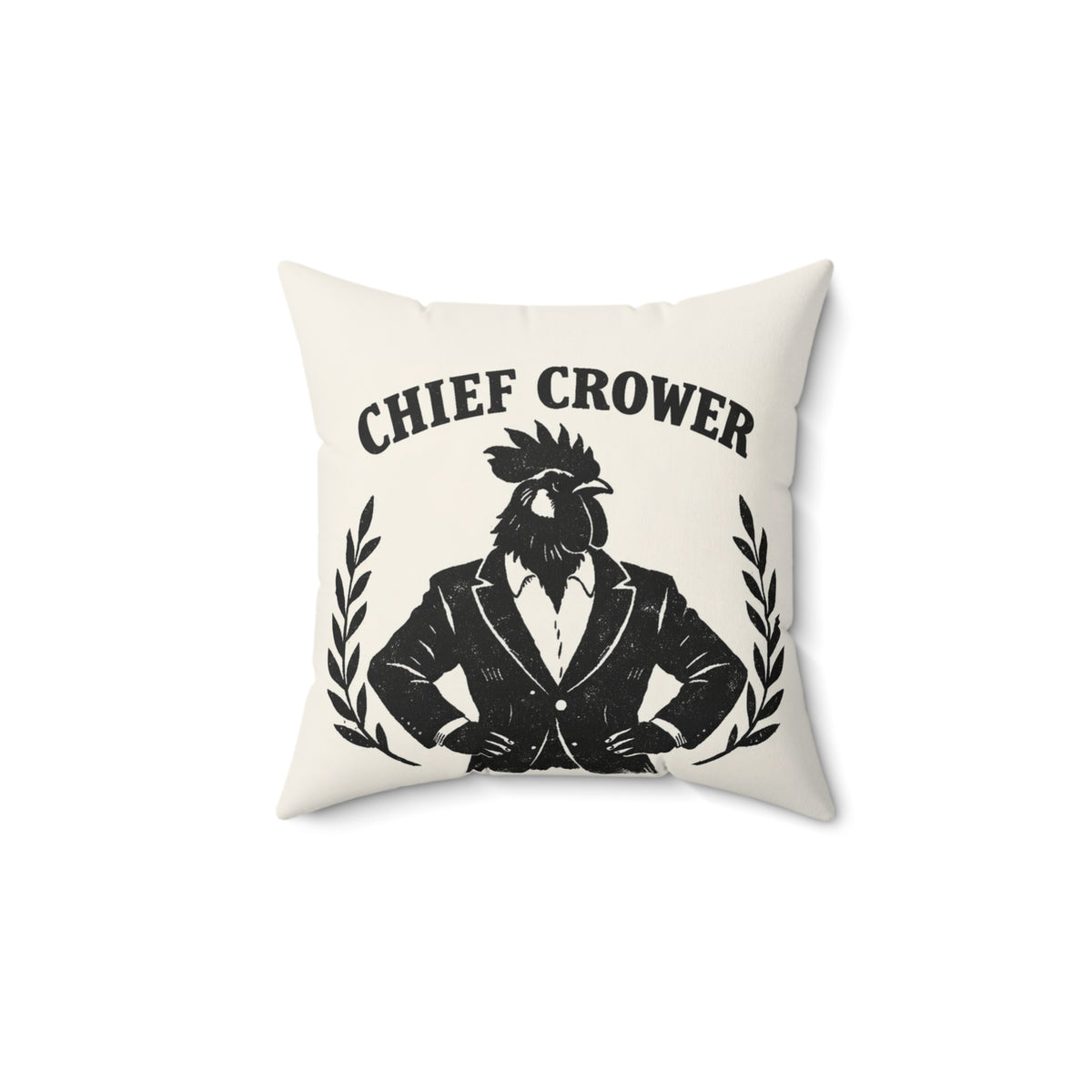 Chief Crower + Actual Boss — Throw Pillow