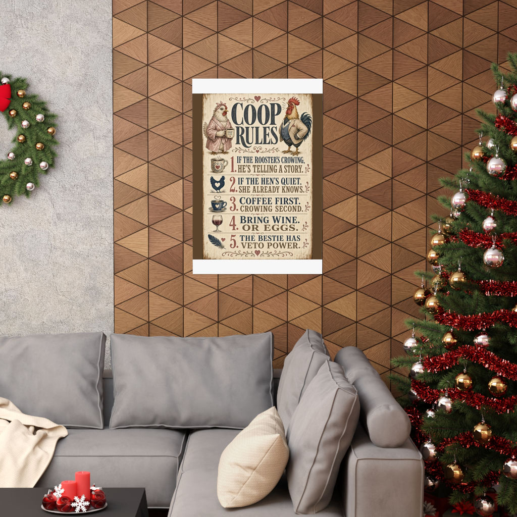 Coop Rules — Matte Poster