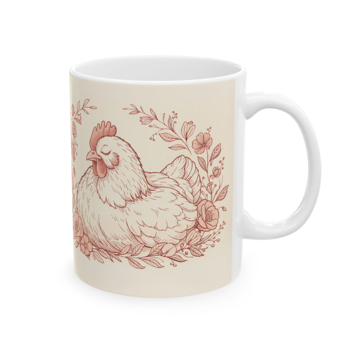 My Therapist Has Feathers — Ceramic Mug