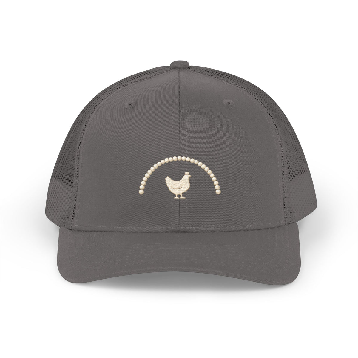 Hen with Pearls — Retro Trucker Hat