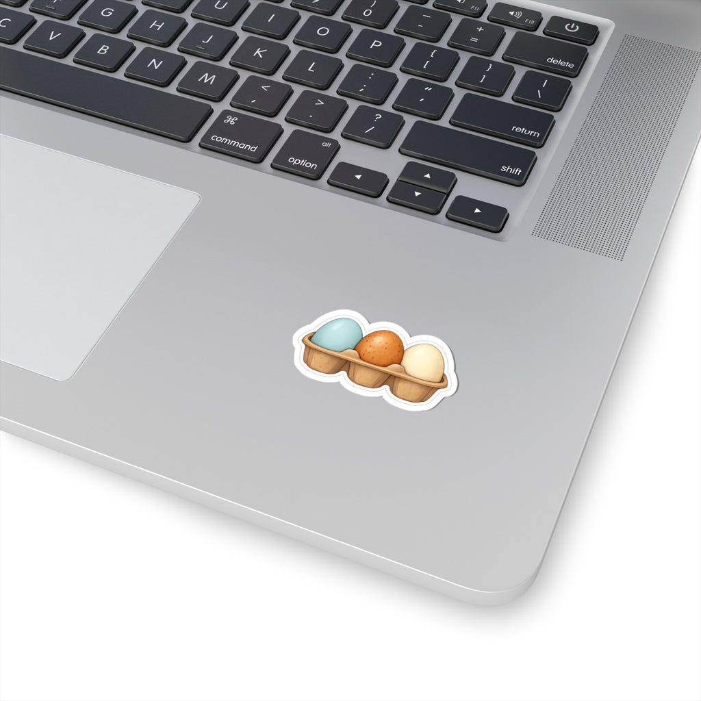 Egg Carton Trio Sticker