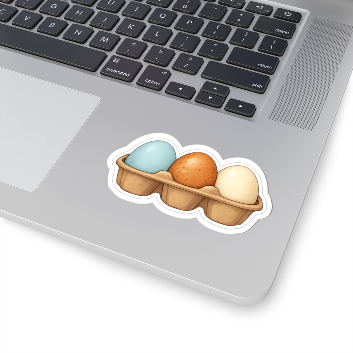 Egg Carton Trio Sticker