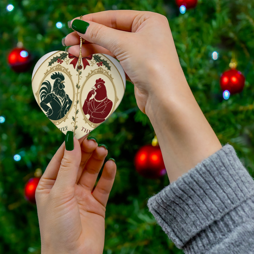 The Chief & The Boss — Ornament Pair