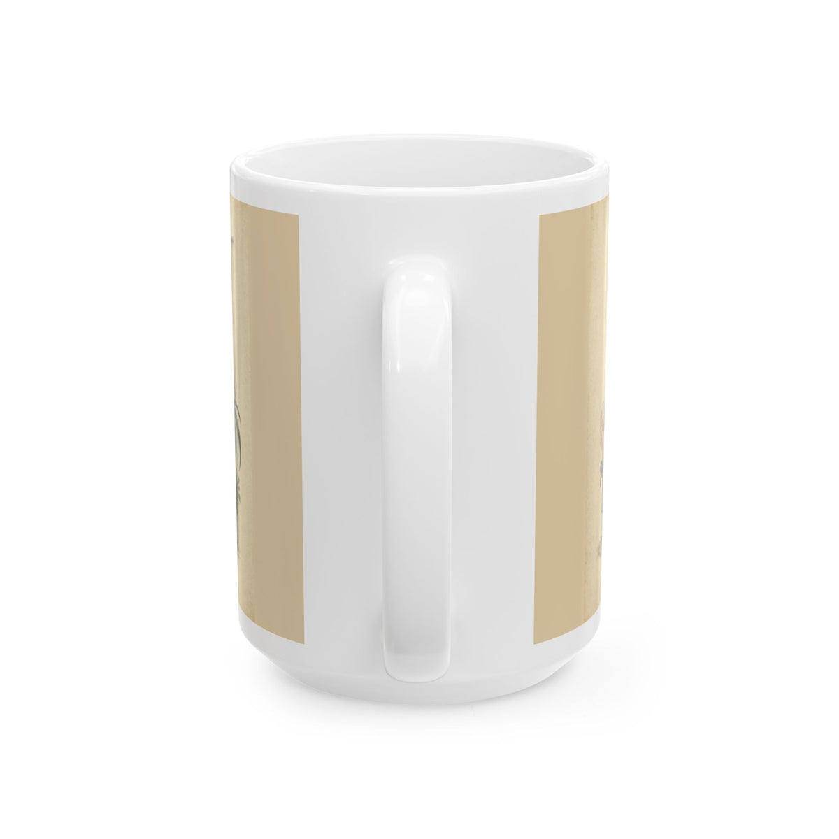 He Crows. I Coffee. We Manage. — Ceramic Mug