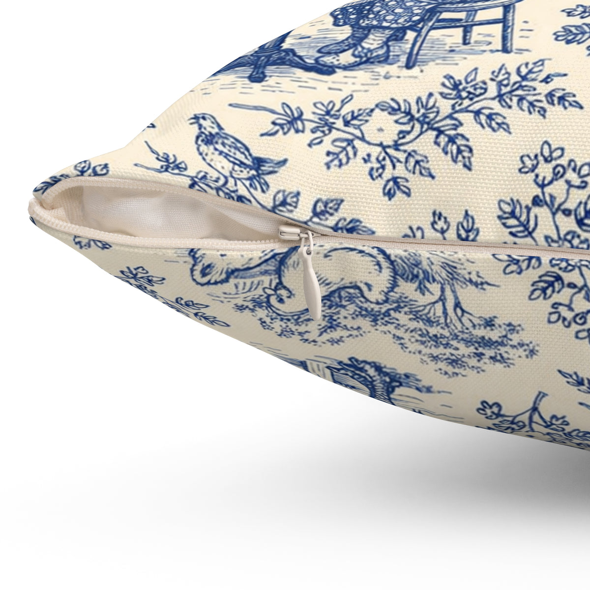 Cozy Coop Chicken Toile — Throw Pillow