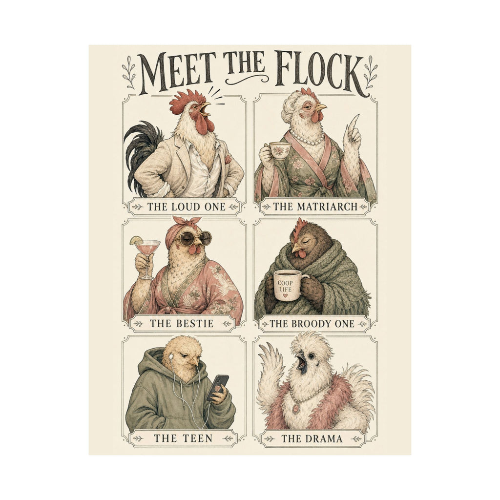 Meet the Flock — Matte Poster