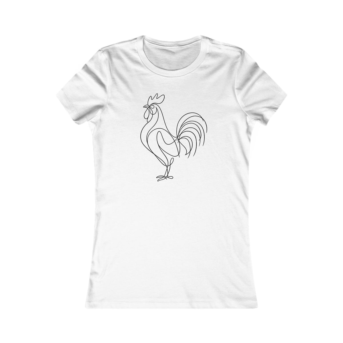 Continuous-Line Rooster.