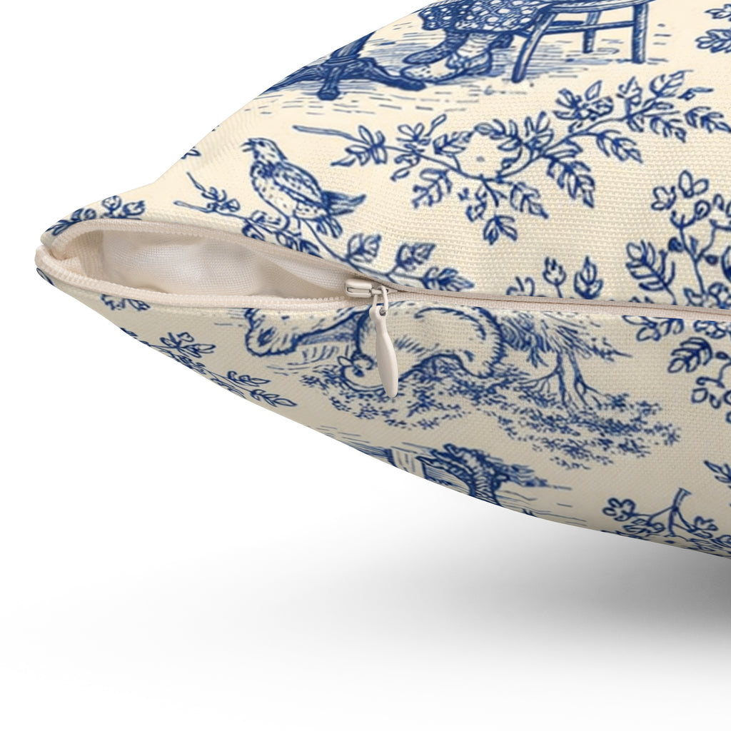 Cozy Coop Chicken Toile — Throw Pillow