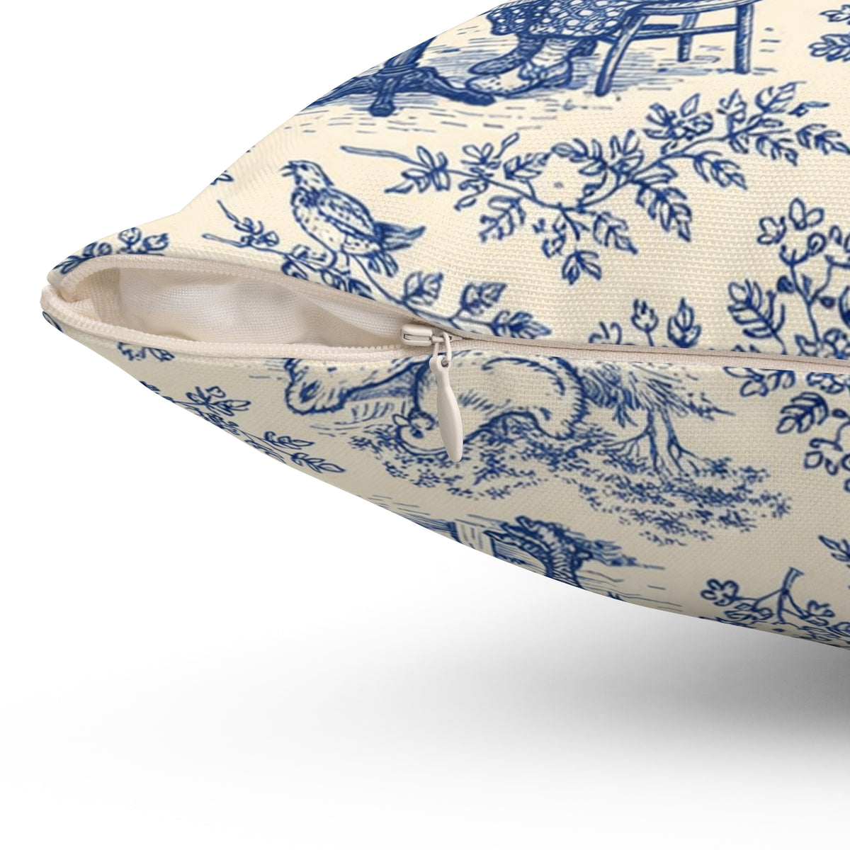 Cozy Coop Chicken Toile — Throw Pillow