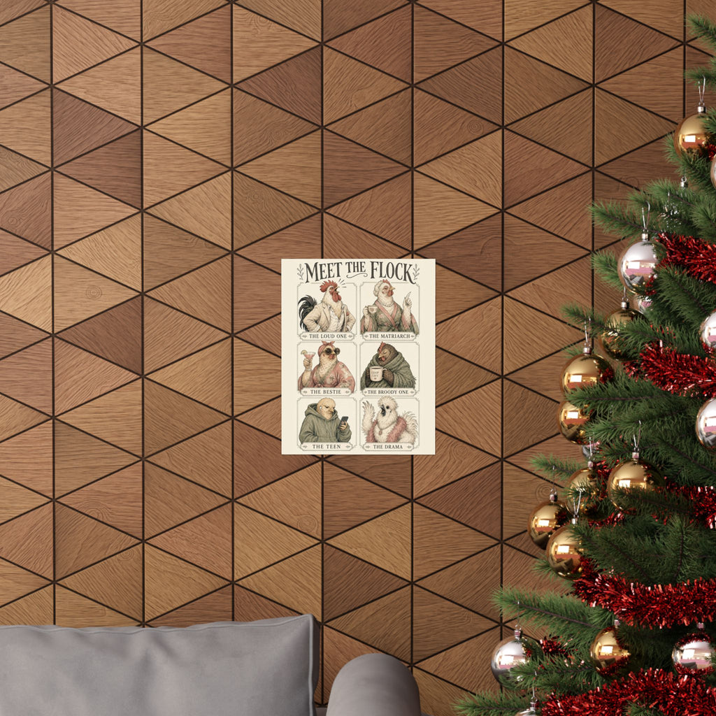 Meet the Flock — Matte Poster