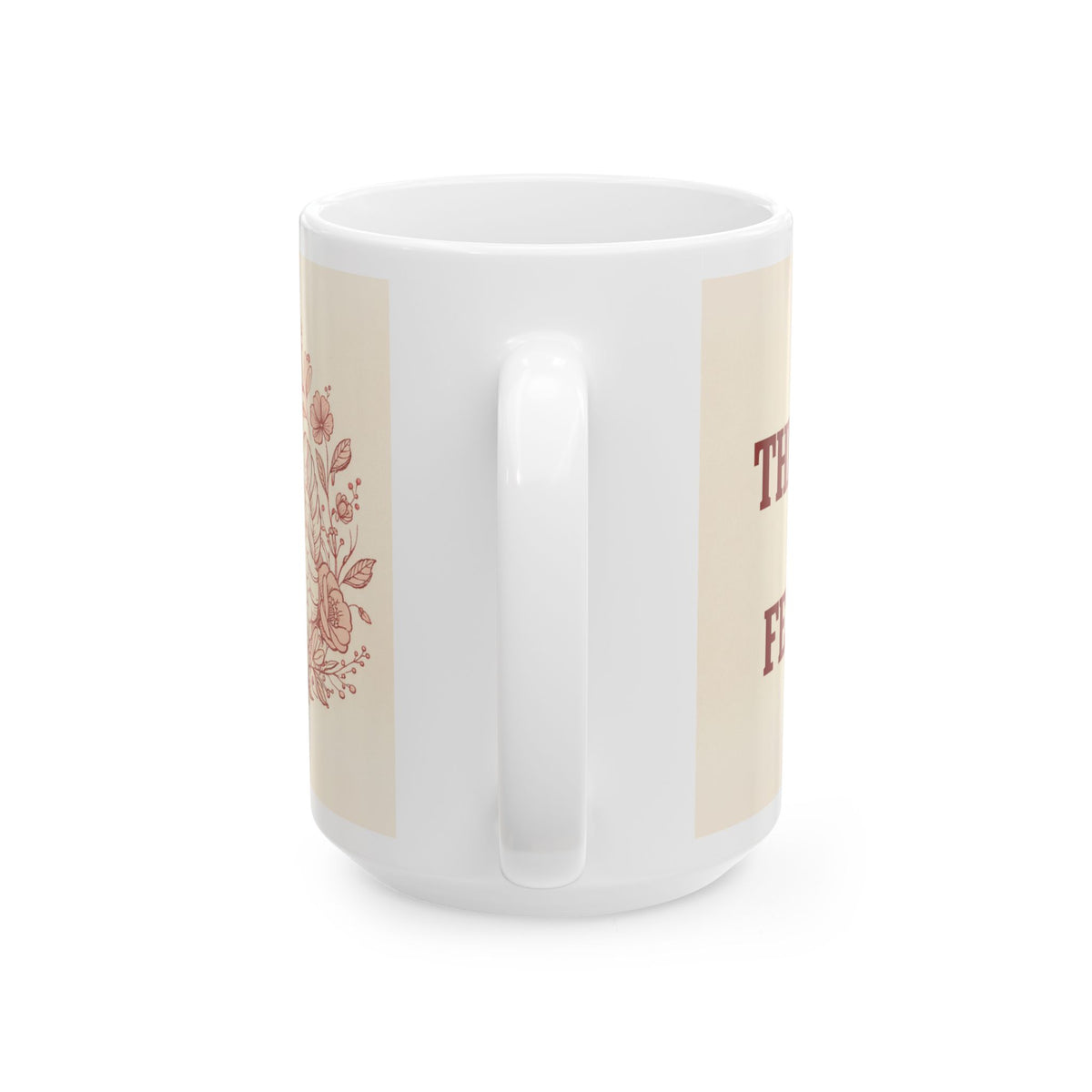 My Therapist Has Feathers — Ceramic Mug