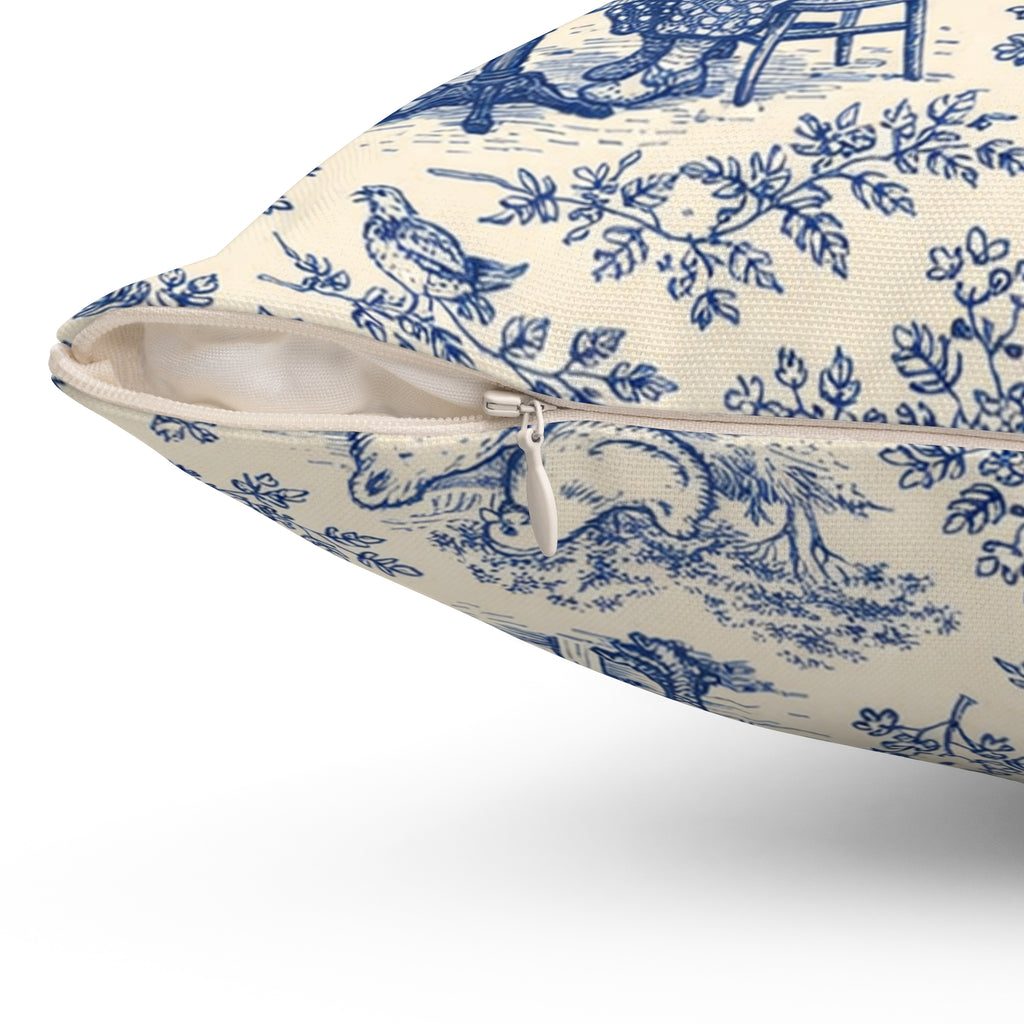 Cozy Coop Chicken Toile — Throw Pillow
