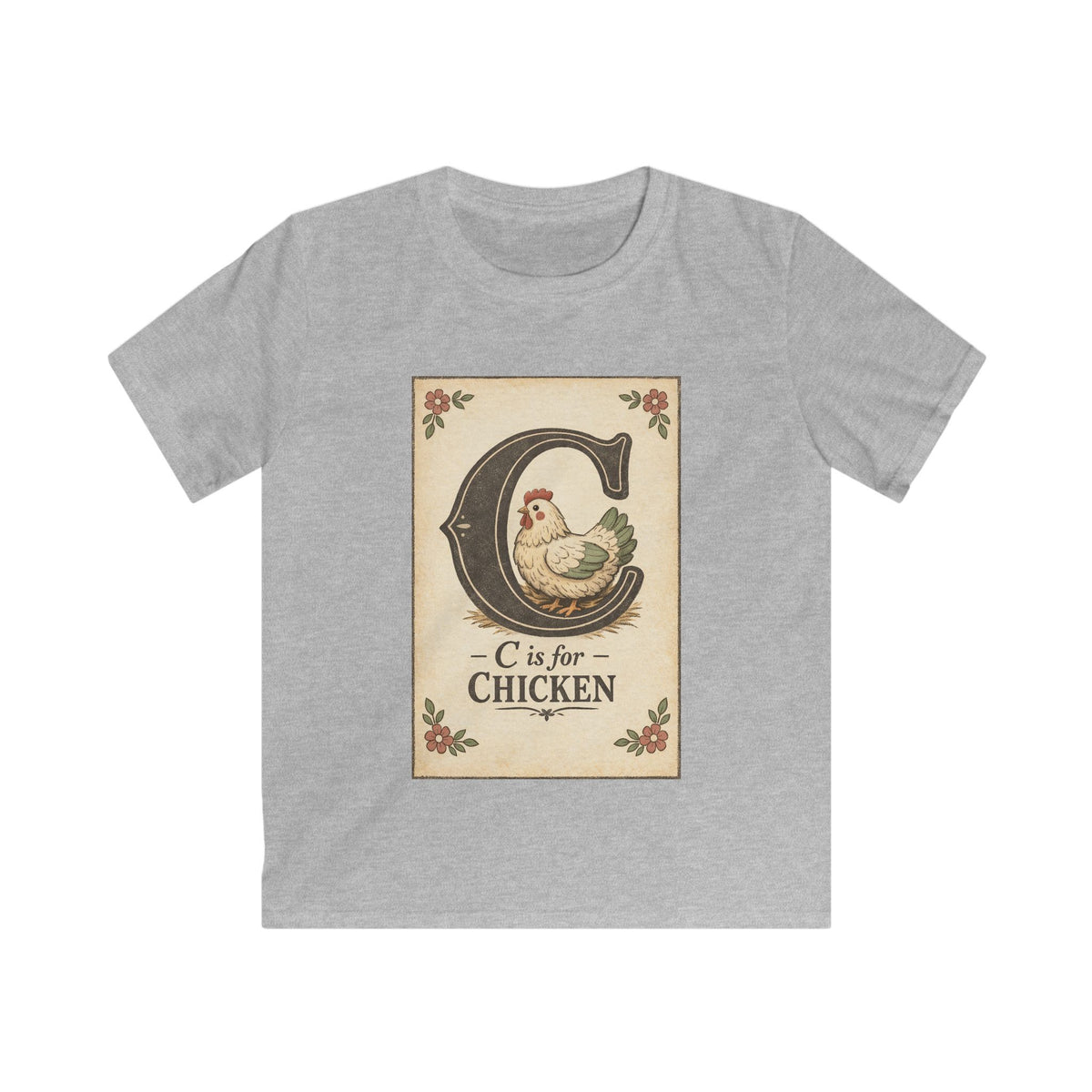 C is for Chicken — Kids Tee