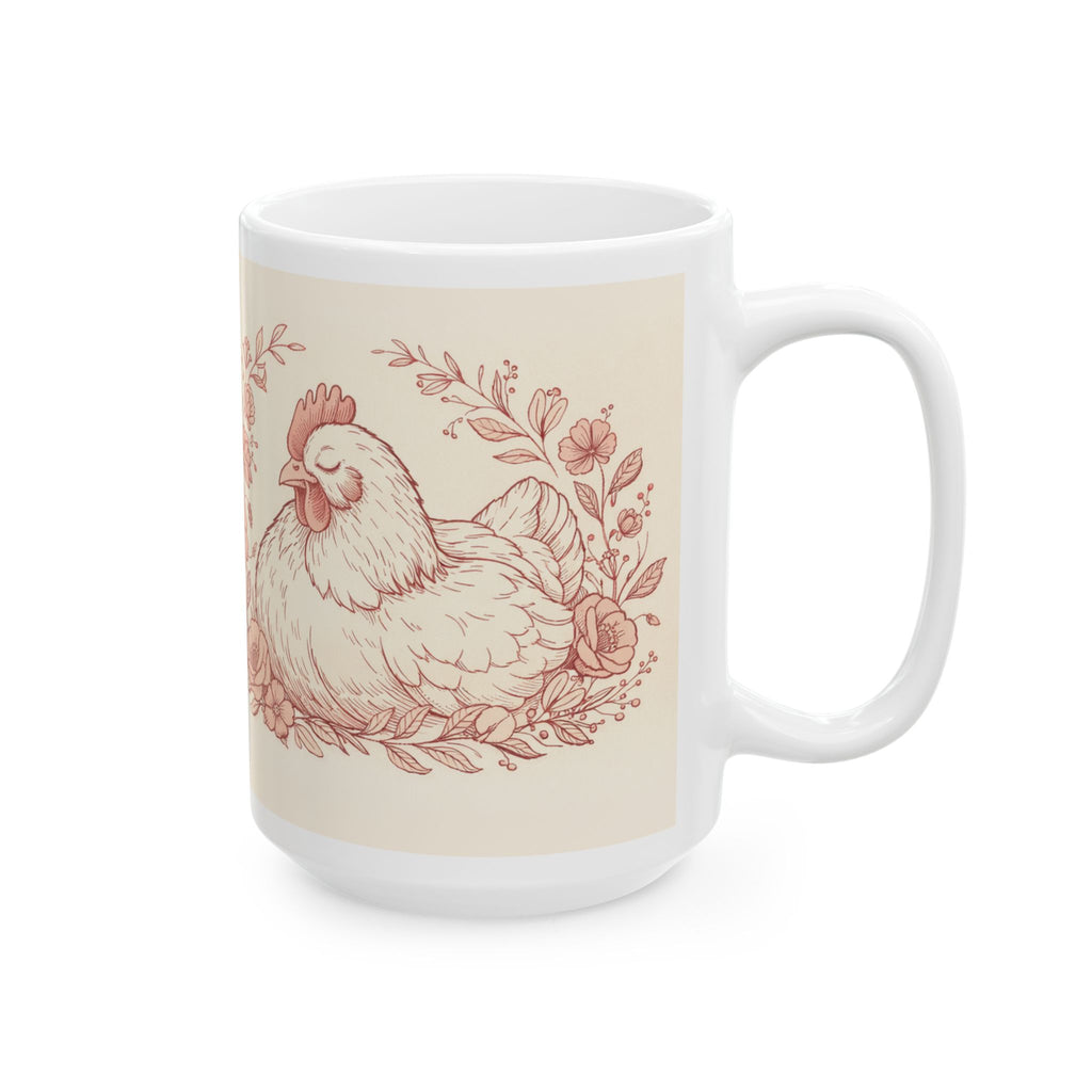 My Therapist Has Feathers — Ceramic Mug