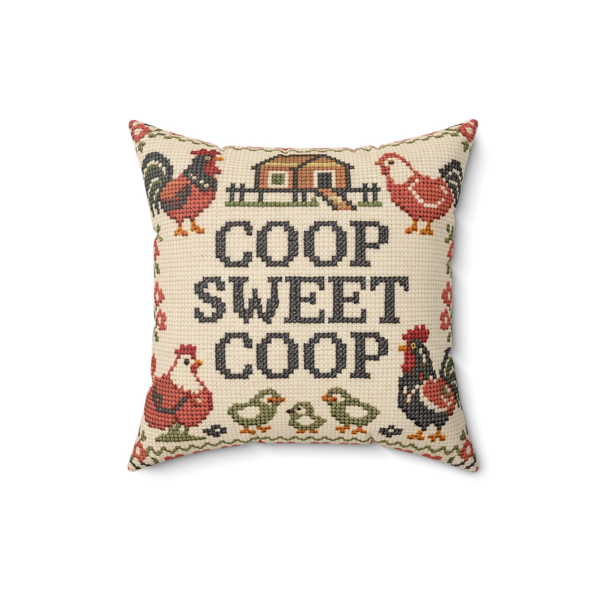 Coop Sweet Coop — Throw Pillow