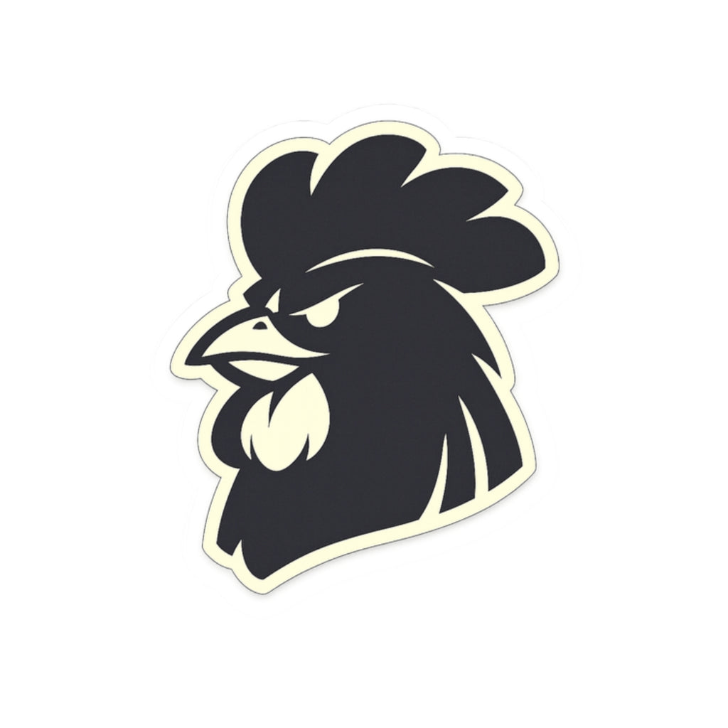 Rooster Head Icon Sticker