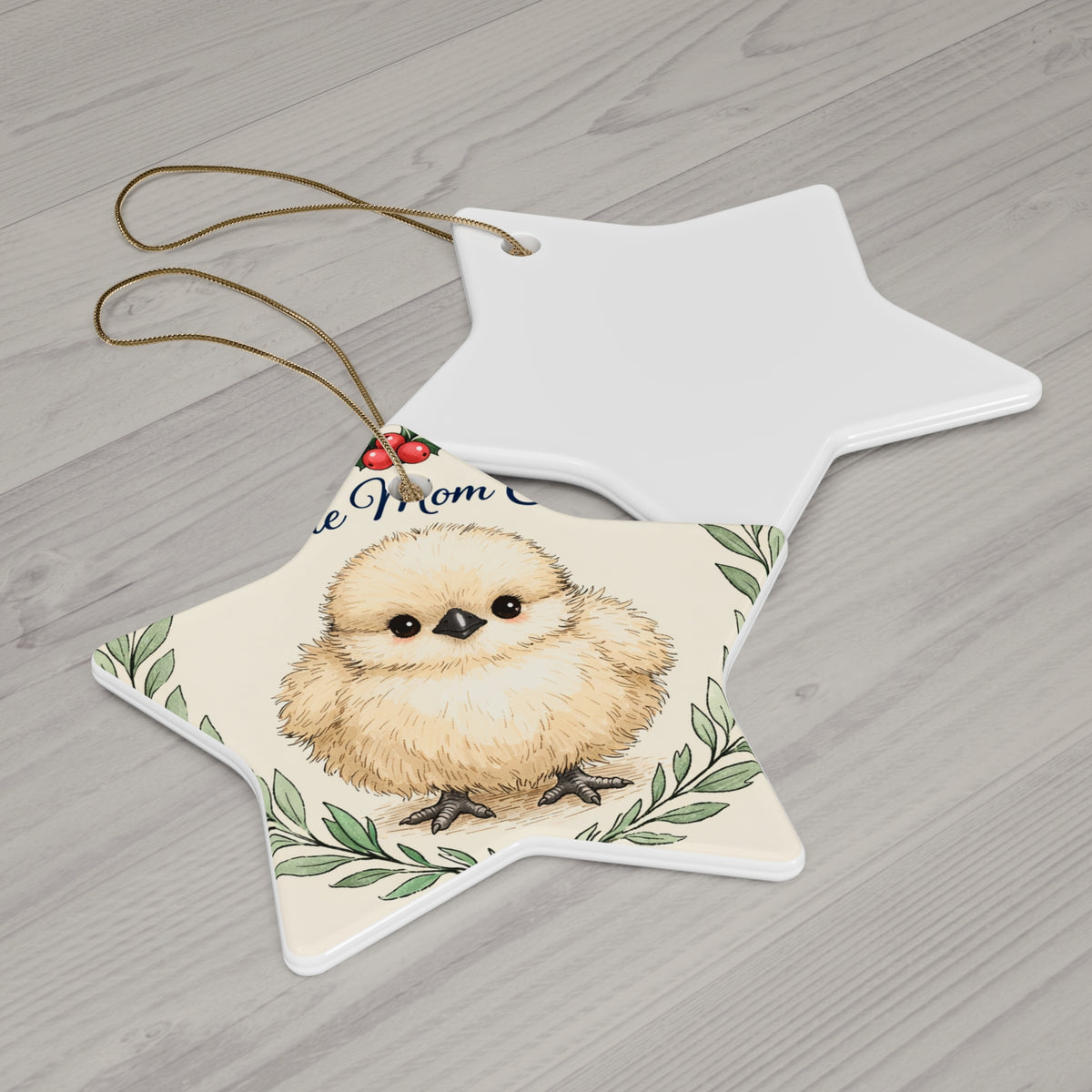 Silkie Mom Club — Ceramic Ornament