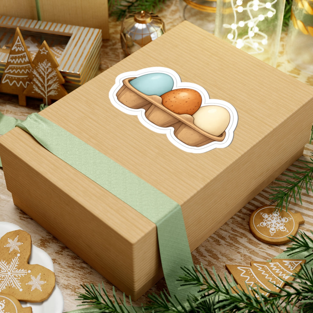 Egg Carton Trio Sticker