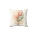 Feather Watercolor — Throw Pillow