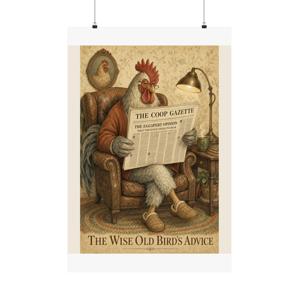 The Wise Old Bird's Advice — Matte Poster