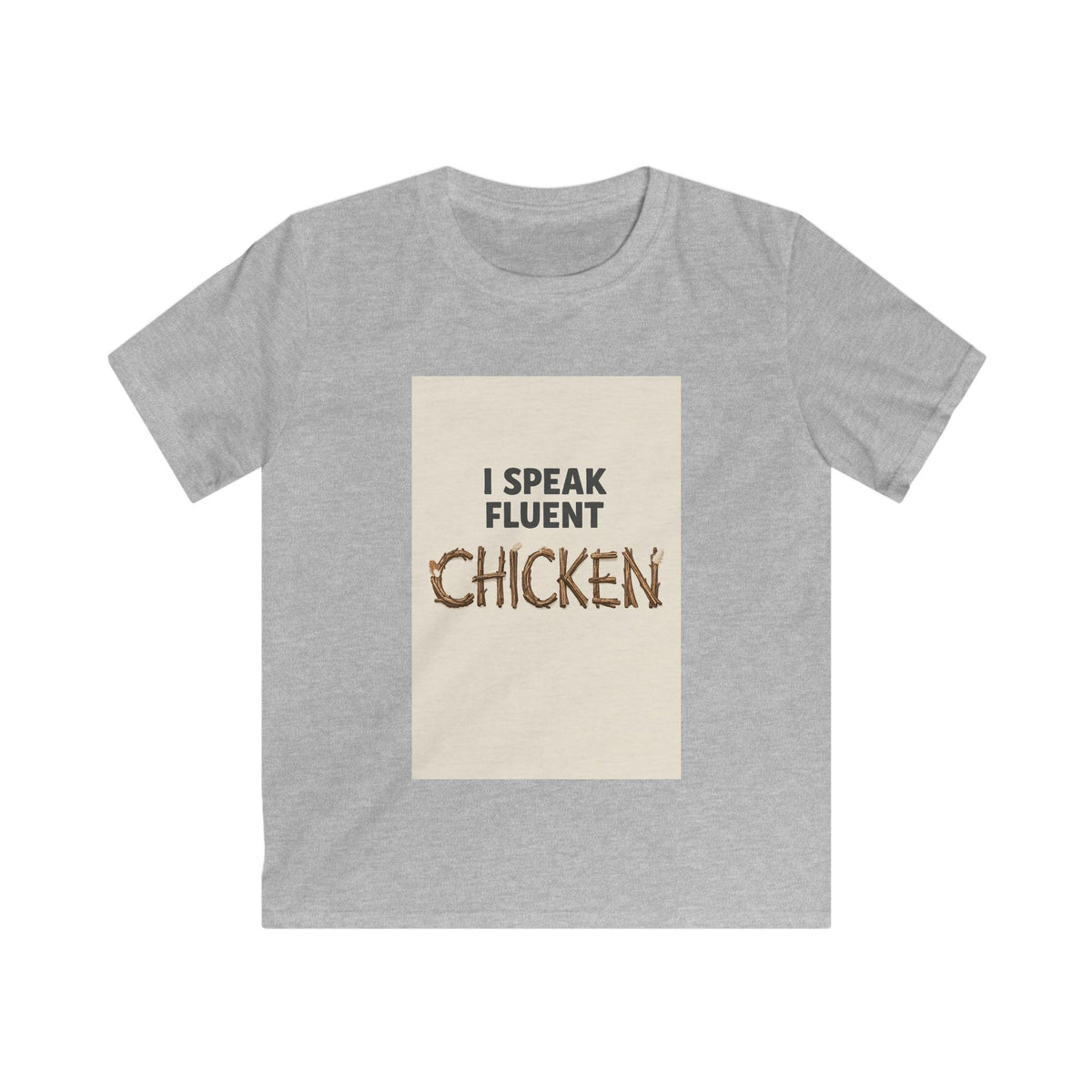 I Speak Fluent Chicken — Kids Tee