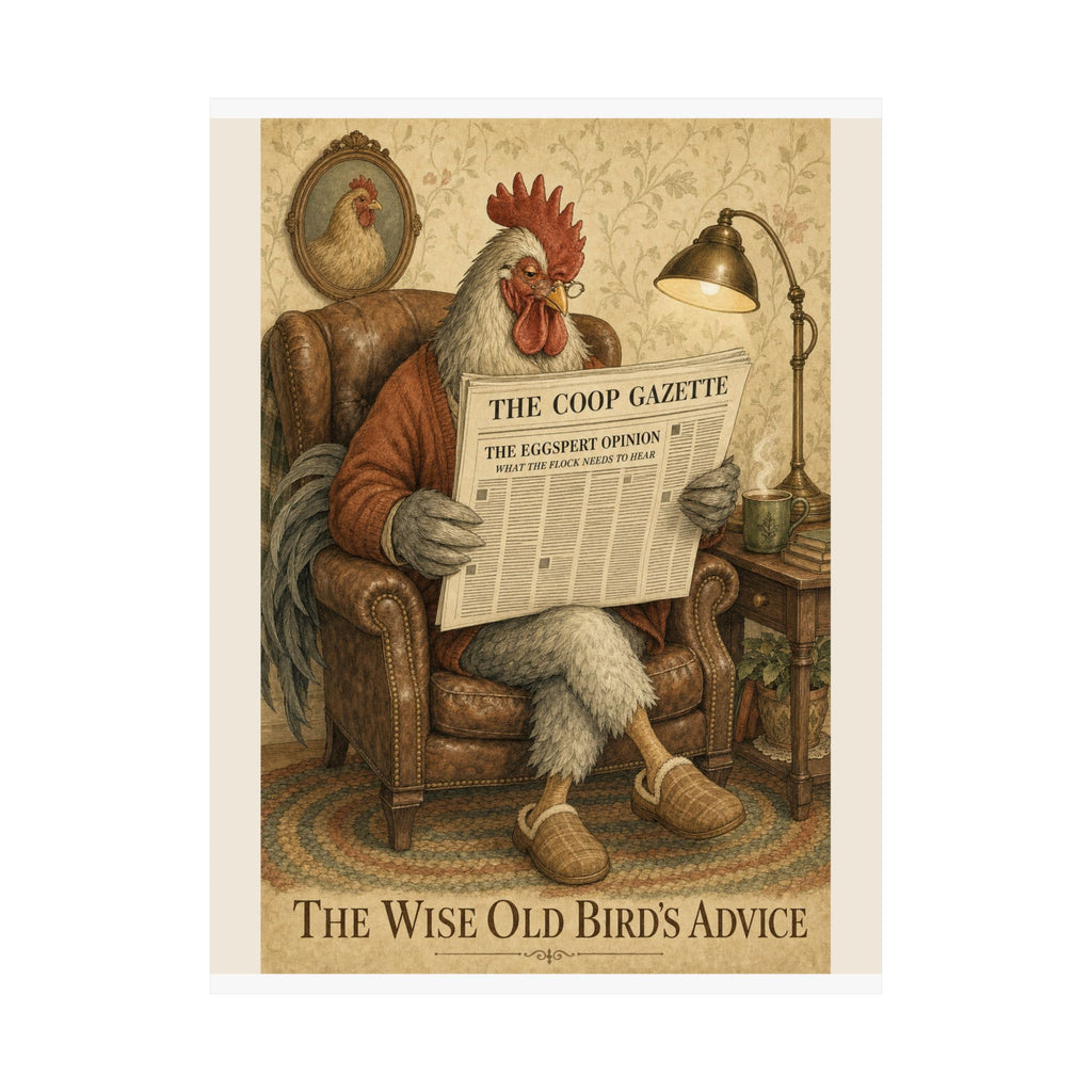 The Wise Old Bird's Advice — Matte Poster