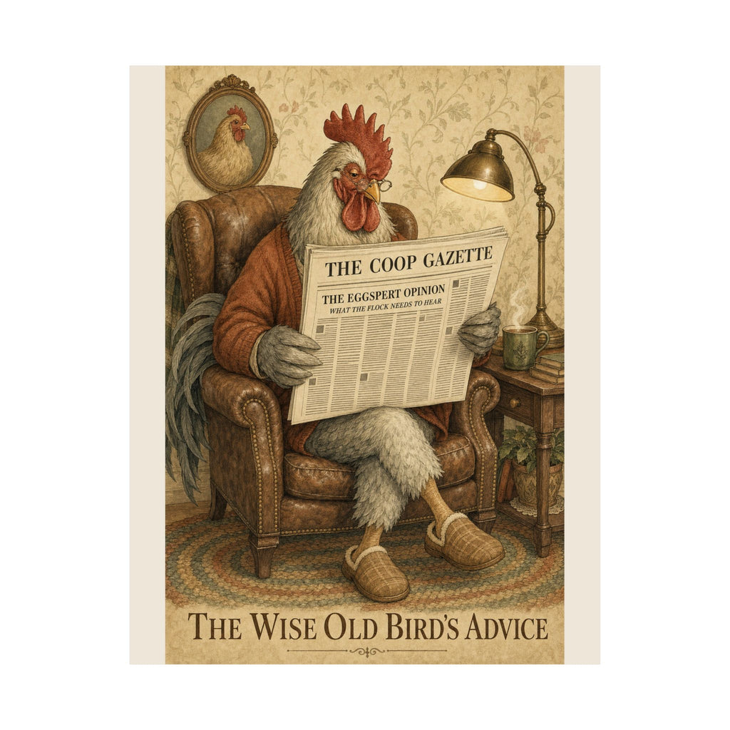 The Wise Old Bird's Advice — Matte Poster