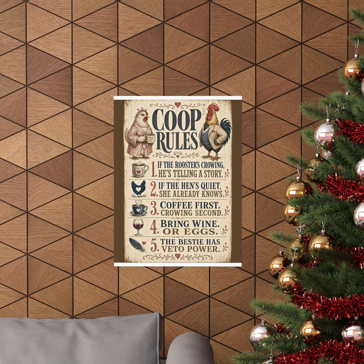Coop Rules — Matte Poster