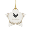 Pearl Necklace Wreath — Ceramic Ornament