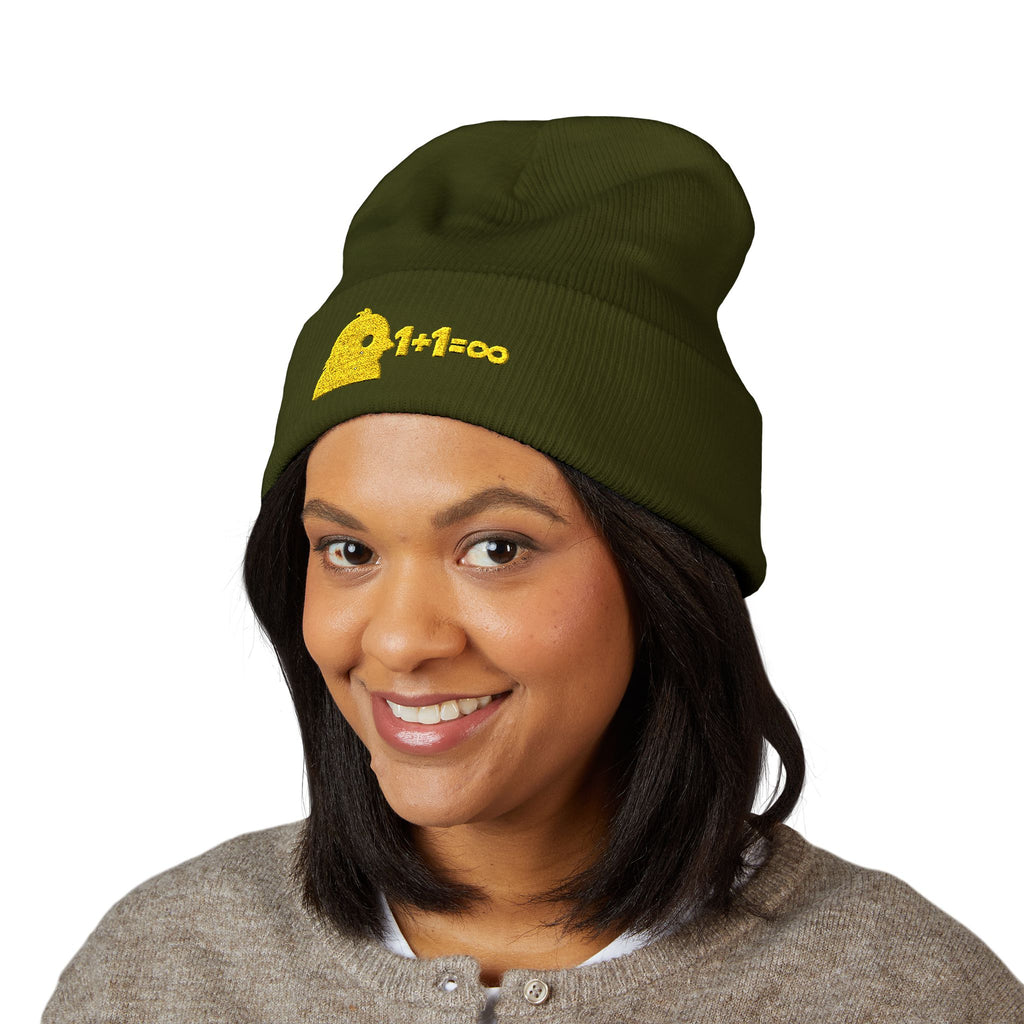 Chicken Math — Cuffed Beanie