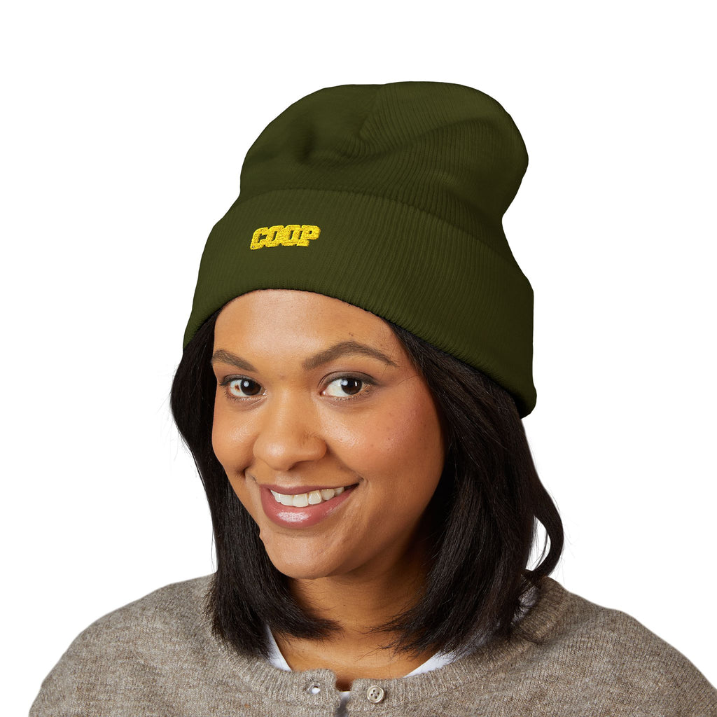 COOP Wordmark — Cuffed Beanie