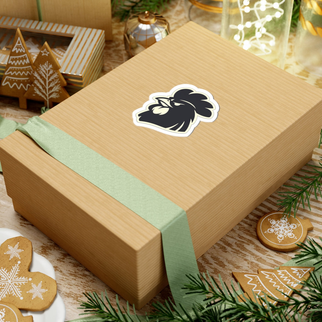 Rooster Head Icon Sticker