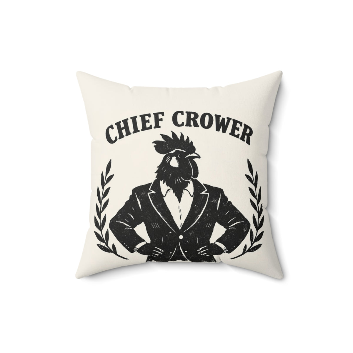 Chief Crower + Actual Boss — Throw Pillow