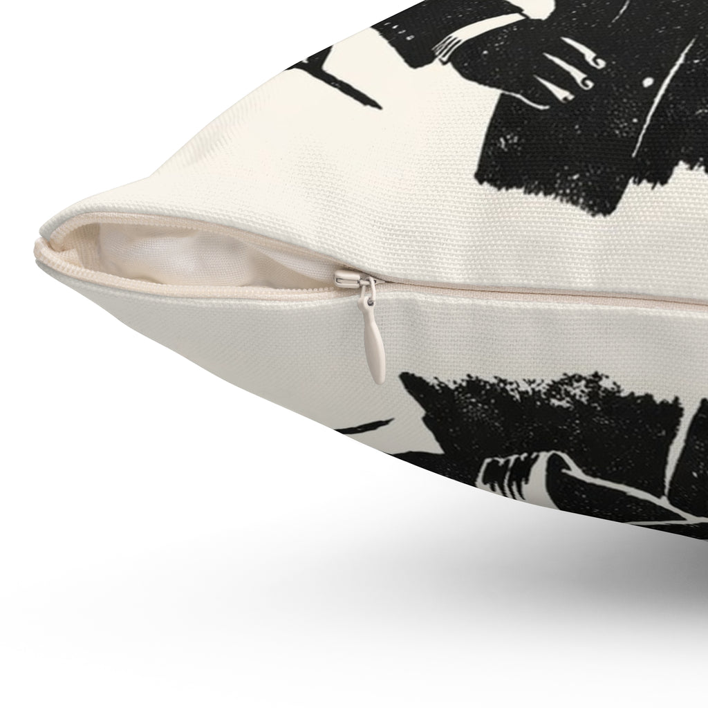 Chief Crower + Actual Boss — Throw Pillow