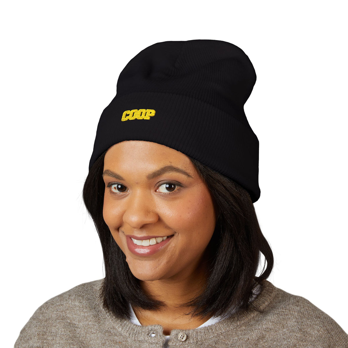 COOP Wordmark — Cuffed Beanie