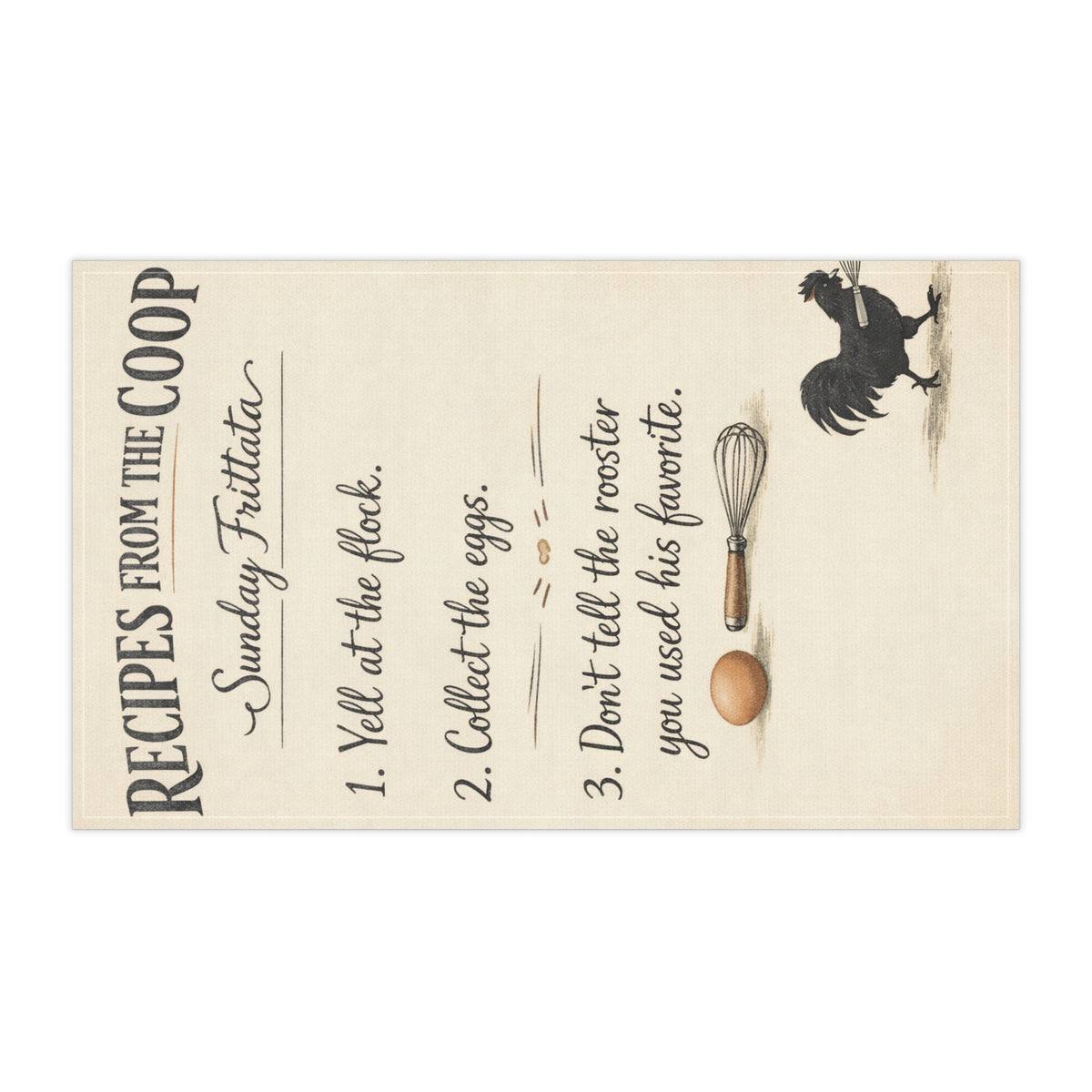 Recipes from the Coop — Tea Towel
