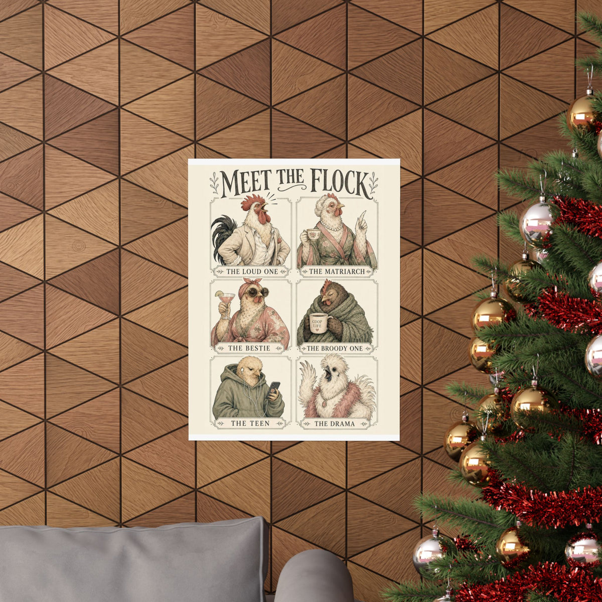 Meet the Flock — Matte Poster