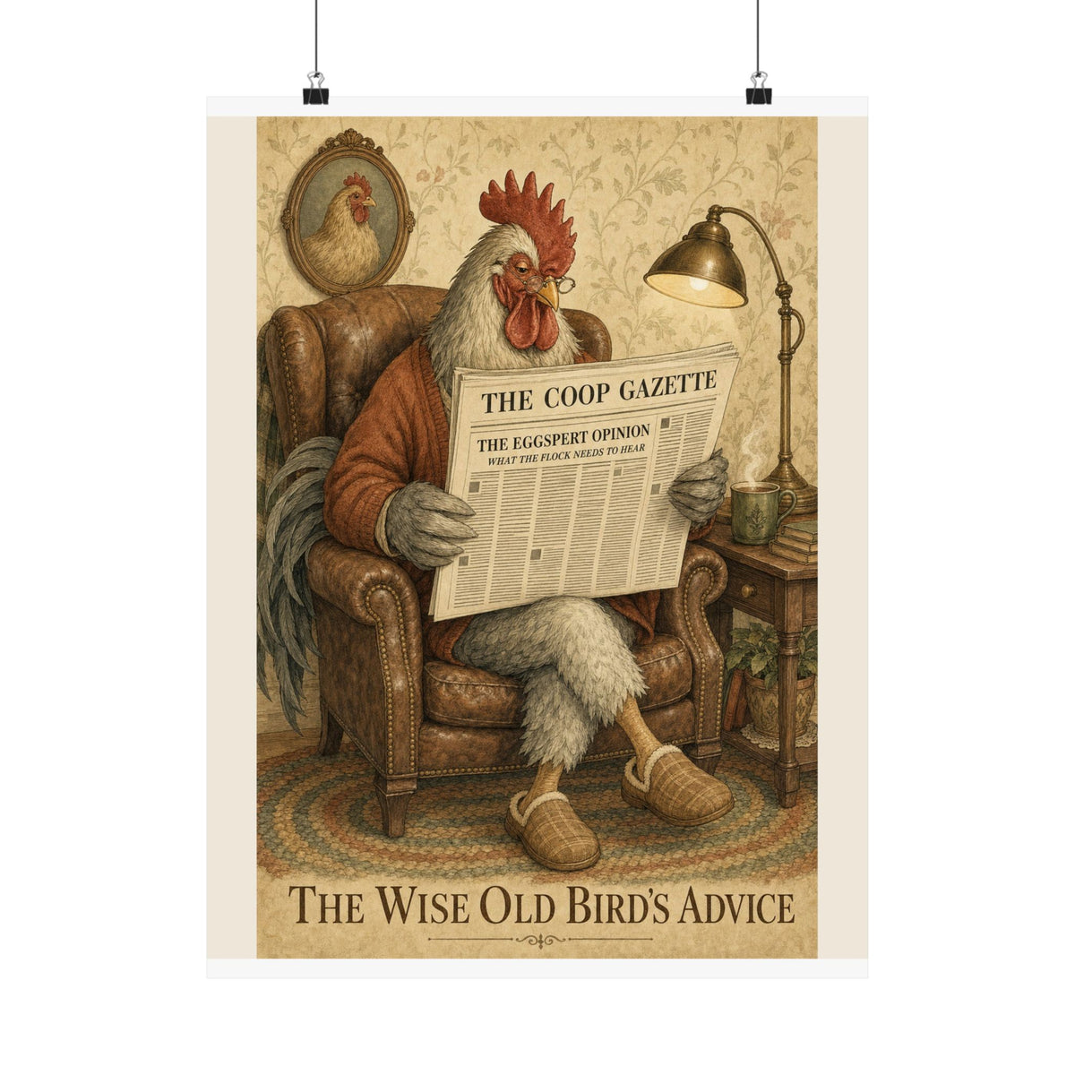 The Wise Old Bird's Advice — Matte Poster