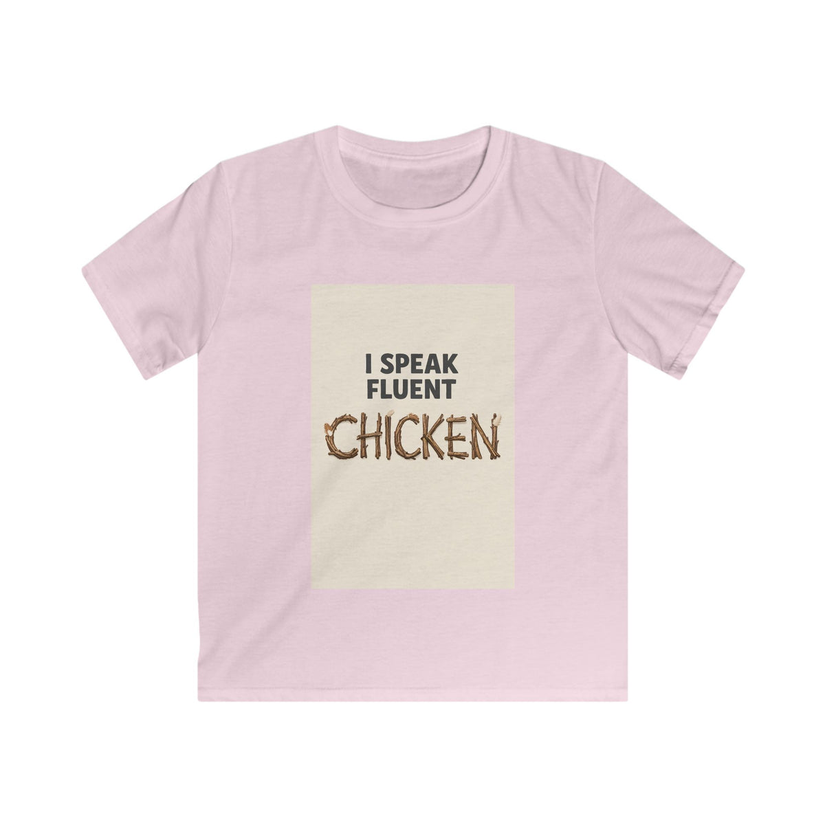I Speak Fluent Chicken — Kids Tee