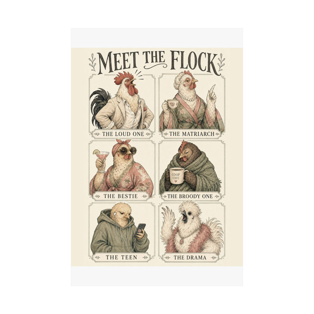 Meet the Flock — Matte Poster