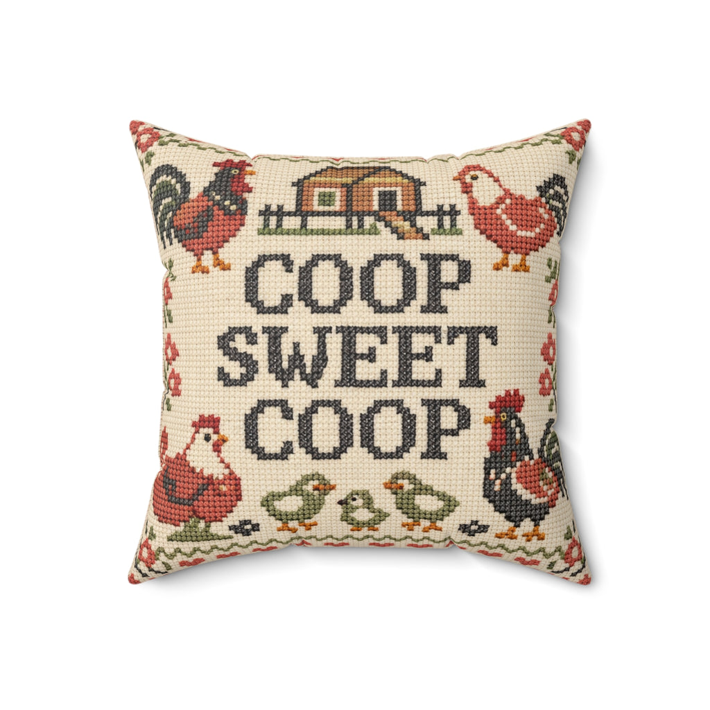 Coop Sweet Coop — Throw Pillow