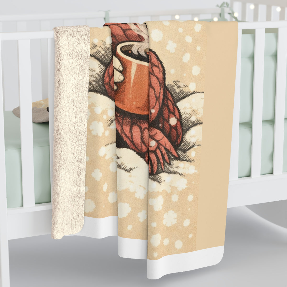 Cluck It's Cold Out — Sherpa Blanket