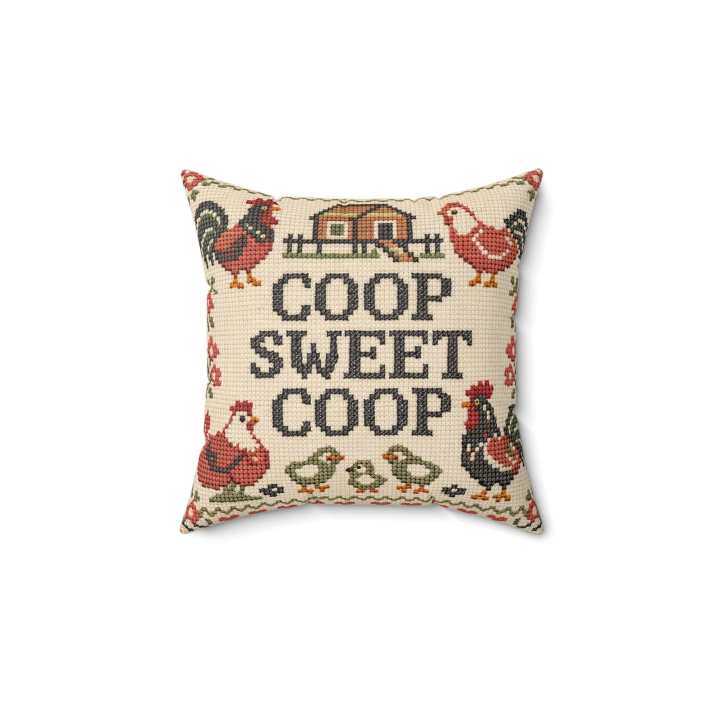 Coop Sweet Coop — Throw Pillow
