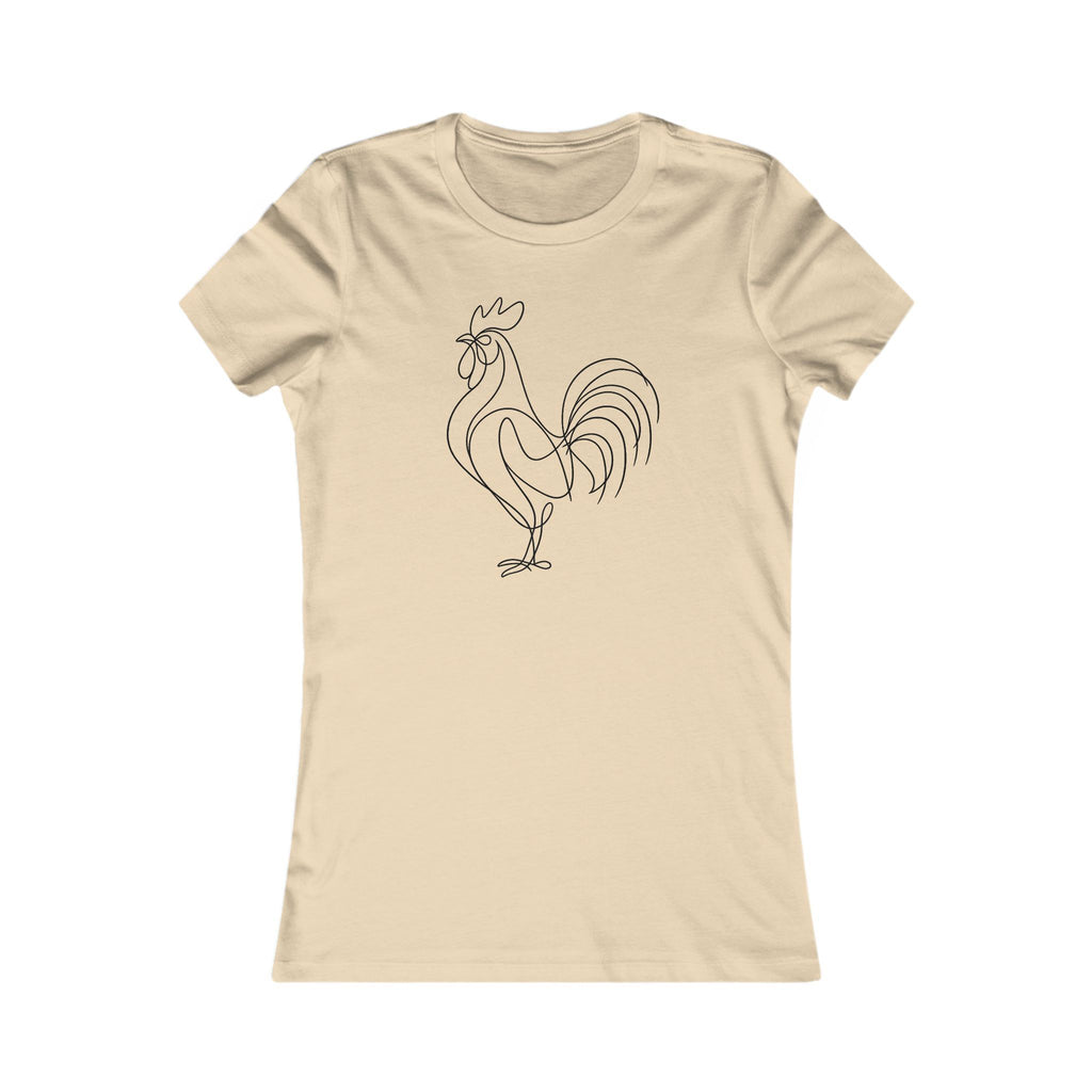 Continuous-Line Rooster.
