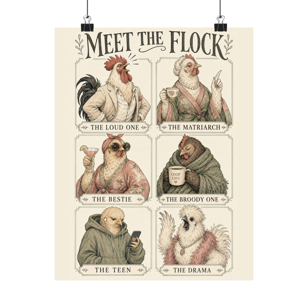Meet the Flock — Matte Poster