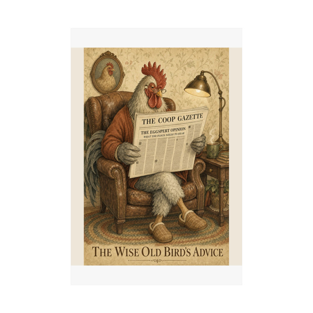 The Wise Old Bird's Advice — Matte Poster
