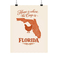 Home Is Where the Coop Is — Florida — Matte Poster
